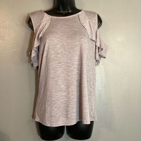 Juicy Couture Tops - Juicy Couture gray cold shoulder blouse